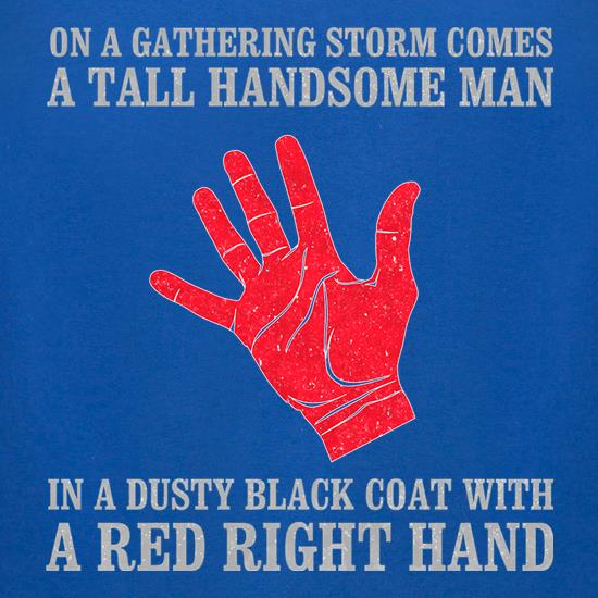 Red Right Hand t shirt
